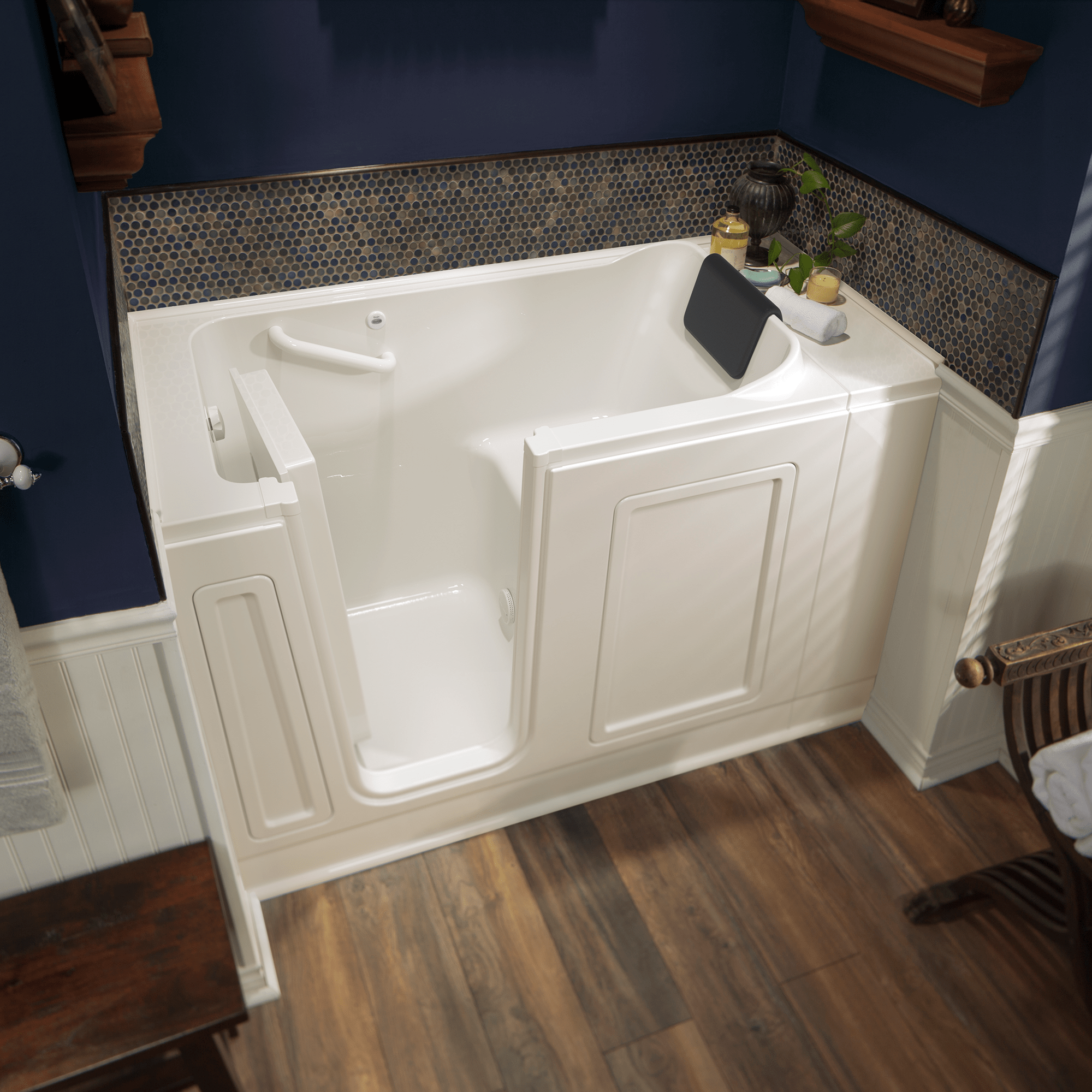 Acrylic Luxury Series 30 x 51 -Inch Walk-in Tub With Soaker System - Left-Hand Drain